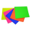 Rainbow Rainbow Kindersquares Fluro Paper 100pcs 250mm 1