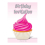 Ozcorp A5 18th Pink Cupcake Invitation Pad 1