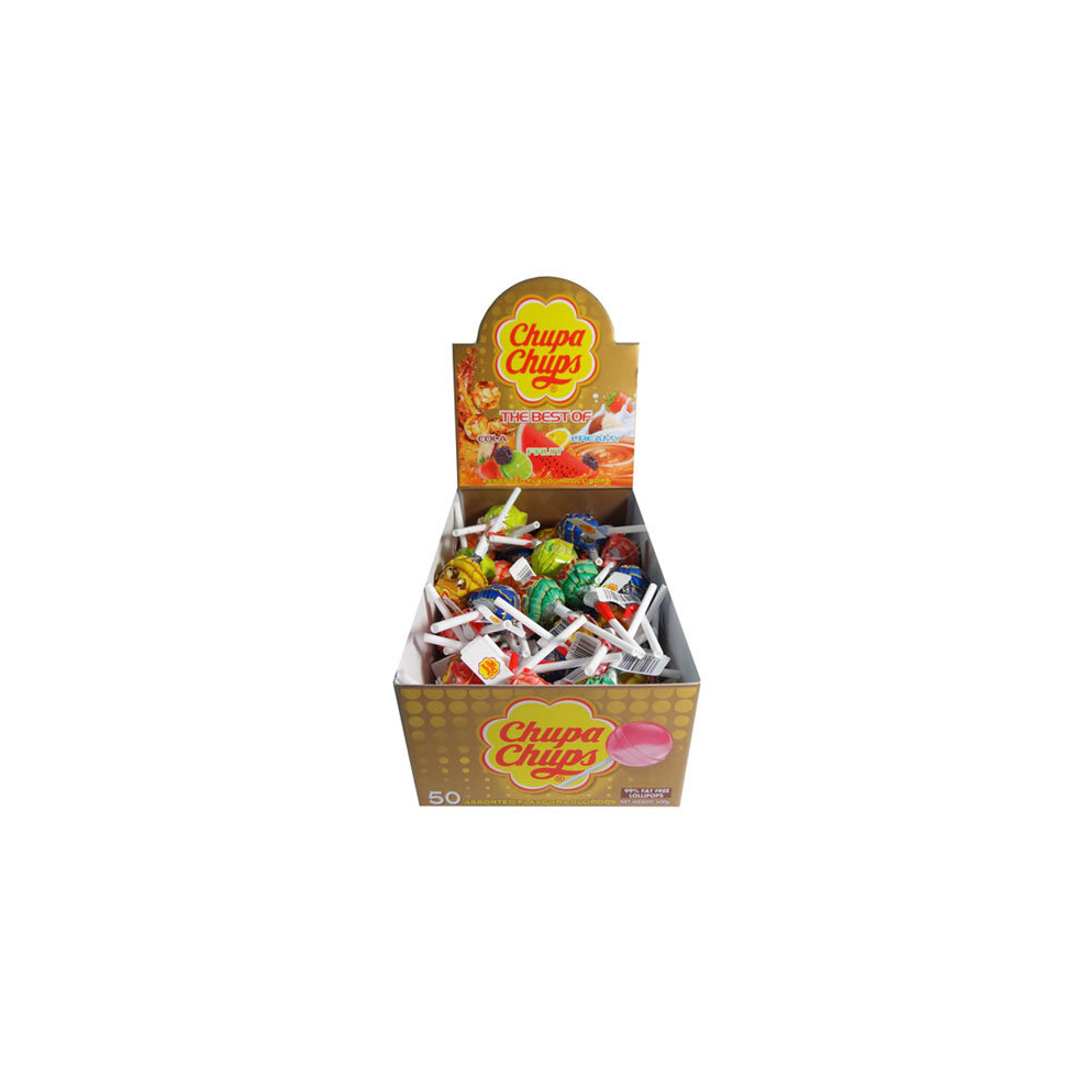 Chupa Chups 'The Best of' Lollies (Approx. 50pcs)