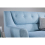 Birlea 2 Seater Sofa Blue Birlea Lambeth Duck Egg Medium Settee Scandinavian Retro 3