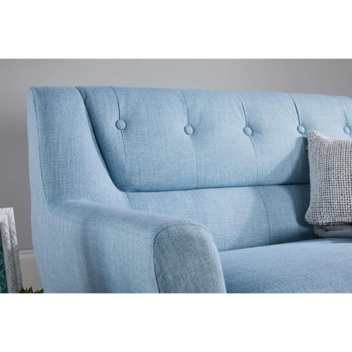 Birlea 2 Seater Sofa Blue Birlea Lambeth Duck Egg Medium Settee Scandinavian Retro 2
