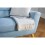 Birlea 2 Seater Sofa Blue Birlea Lambeth Duck Egg Medium Settee Scandinavian Retro 6