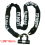 (Silver) FD-MOTO Motorbike 1.2M ChainLock Motorcycle Disc Safe Lock Reminder Cable 3