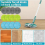 12Pcs 16cm Universal Electric Mop Replacement Pads, Floating Mop Replacement Pad 4