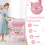 Costway Baby Changing Table with Bathtub Folding Infant Diaper Changing Nursery Station 6