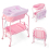 Costway Baby Changing Table with Bathtub Folding Infant Diaper Changing Nursery Station 1