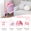 Costway Baby Changing Table with Bathtub Folding Infant Diaper Changing Nursery Station 7