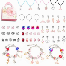 Countdown Calendar DIY Bracelets DIY Charms Bracelet Making Set DIY Child Bracelet Christmas Advent Calendar For Women Girls