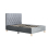 Birlea Grey King Size Bed Frame Birlea Loxley 150cm Kingsize 5FT Fabric Bedstead 8