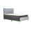 Birlea Grey King Size Bed Frame Birlea Loxley 150cm Kingsize 5FT Fabric Bedstead 9