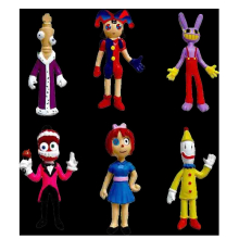 (Style A) The Amazing Digital Circus Figure Toy Birthday Party Decoration Children Gift