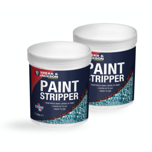 Spear & Jackson Spear and Jackson Professional Paint Stripper 2 x 1 Litre Ready to Use