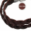 10*3mm Coffee Braided Leather Cord Rope, 10M/Roll 1
