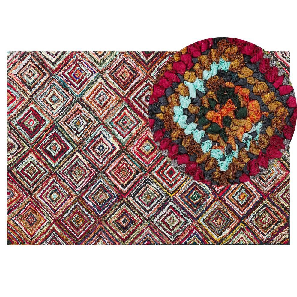 Area Rug 140 x 200 cm Multicolour KAISERI