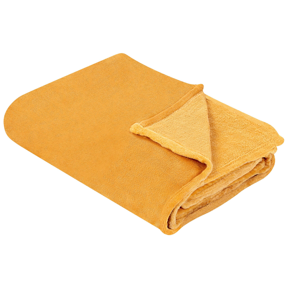Blanket 200 x 220 cm Orange BAYBURT