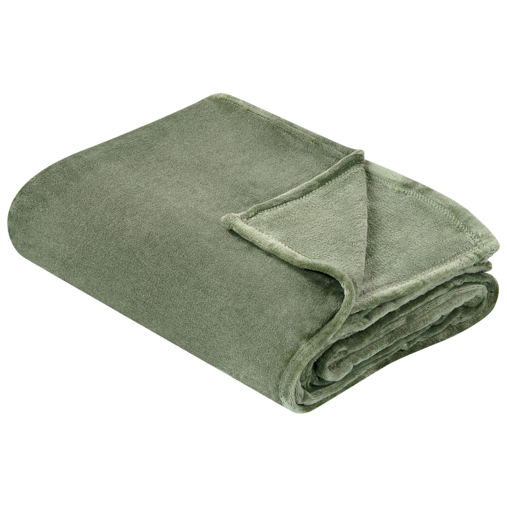Blanket 200 x 220 cm Green BAYBURT