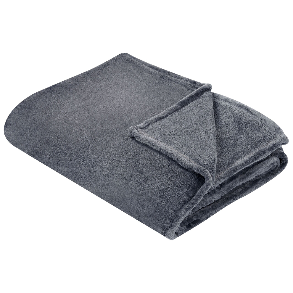 Blanket 150 x 200 cm Grey BAYBURT