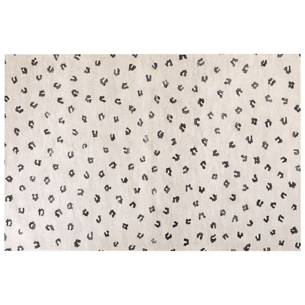Cotton Area Rug 200 x 300 cm Beige AFIS