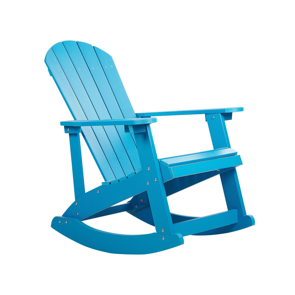 Garden Rocking Chair Blue ADIRONDACK