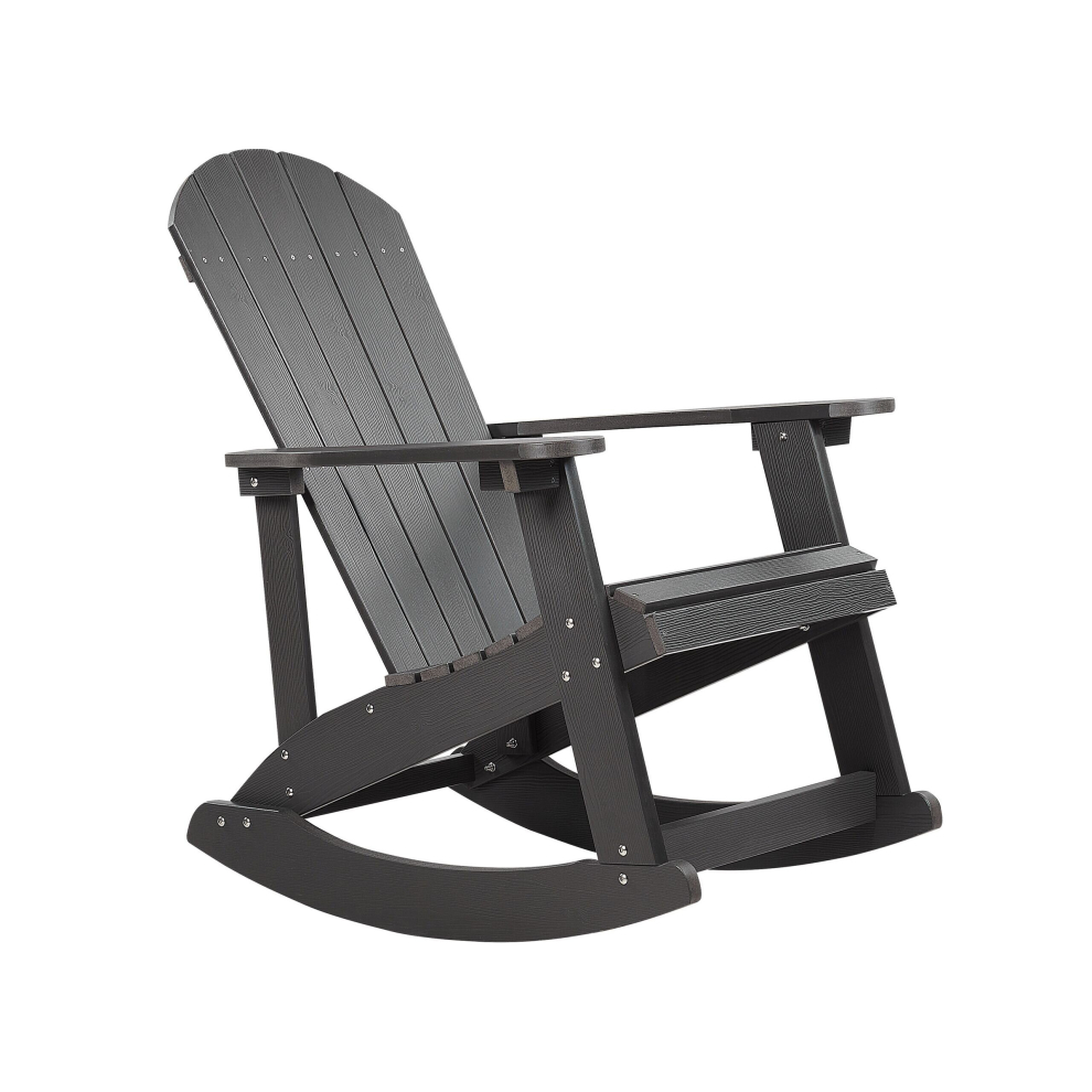 Garden Rocking Chair Dark Grey ADIRONDACK