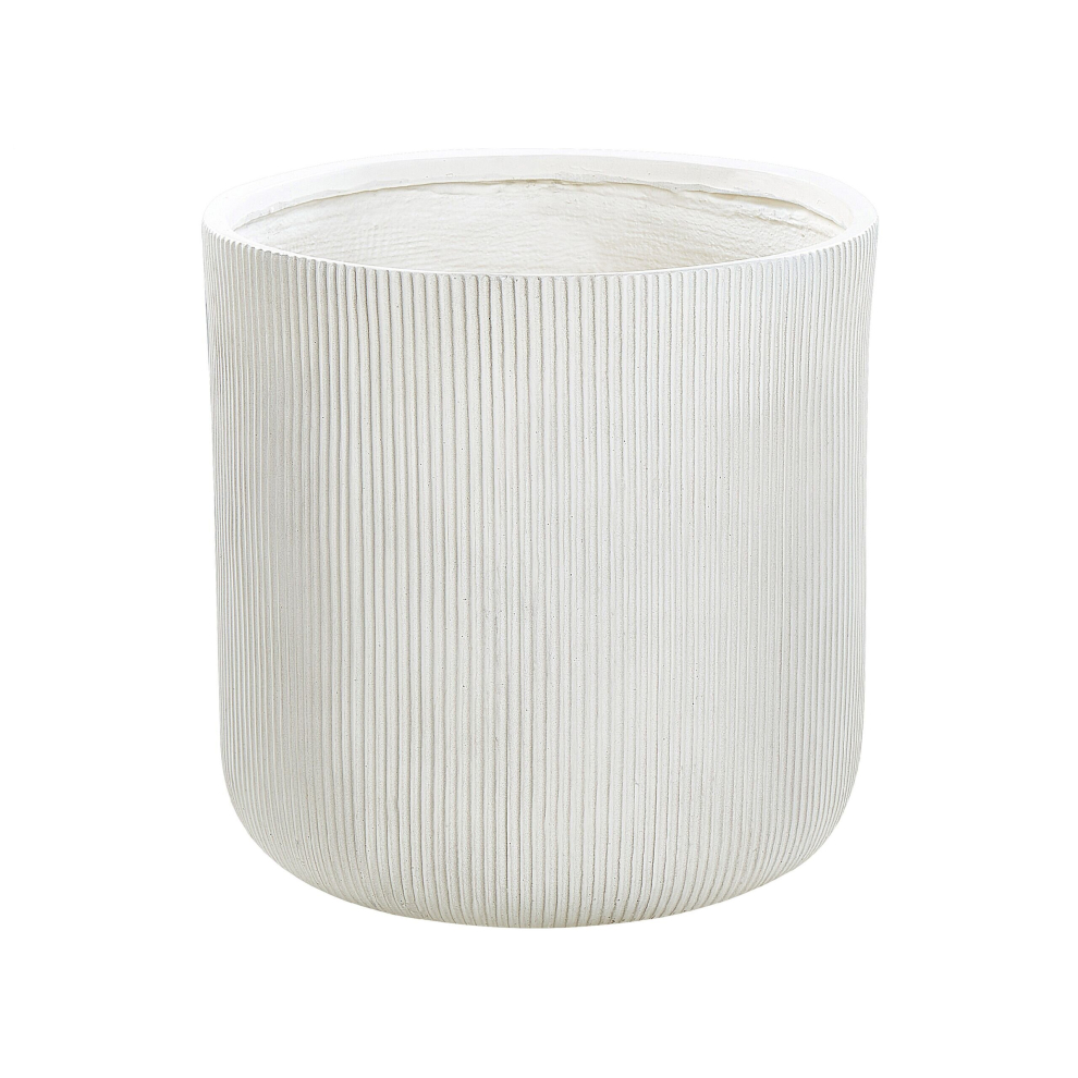 Flower Pot Fibre Clay 55 Cm Off-White OREOI