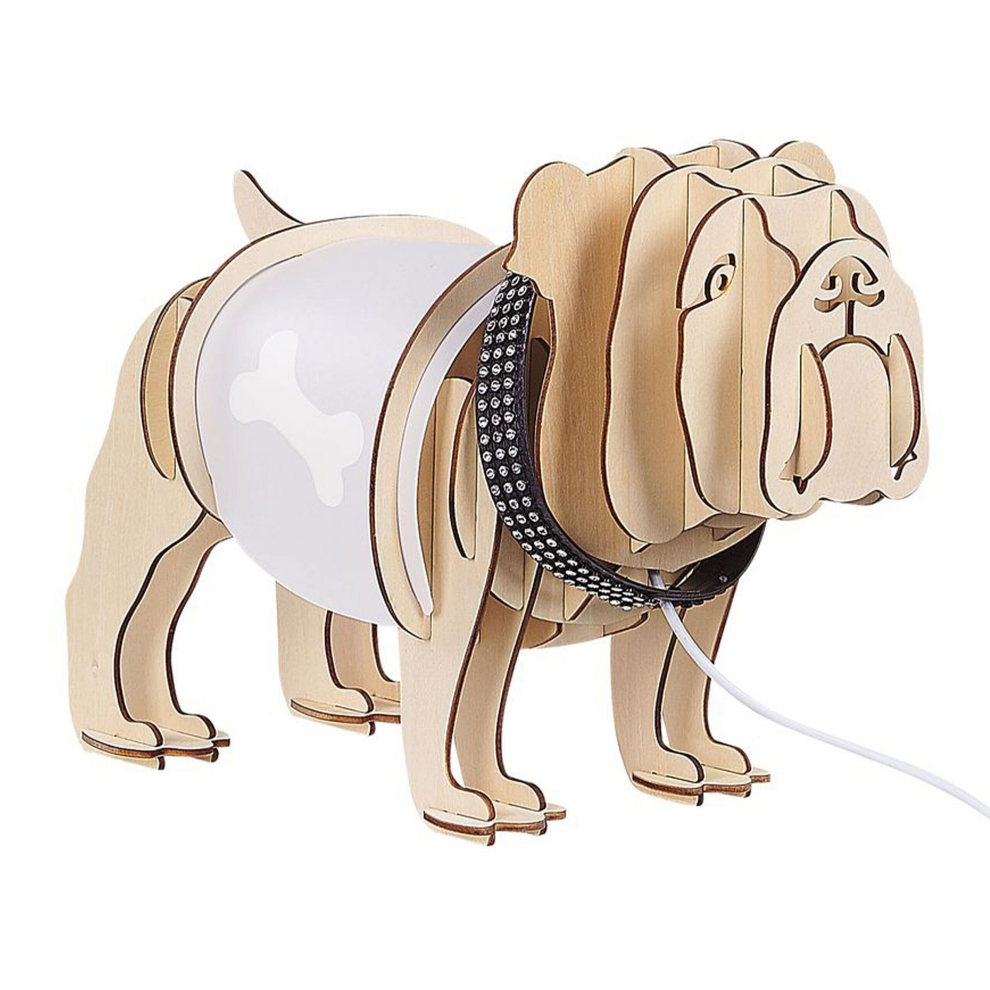 Table Lamp Dog Light Wood DOUCE