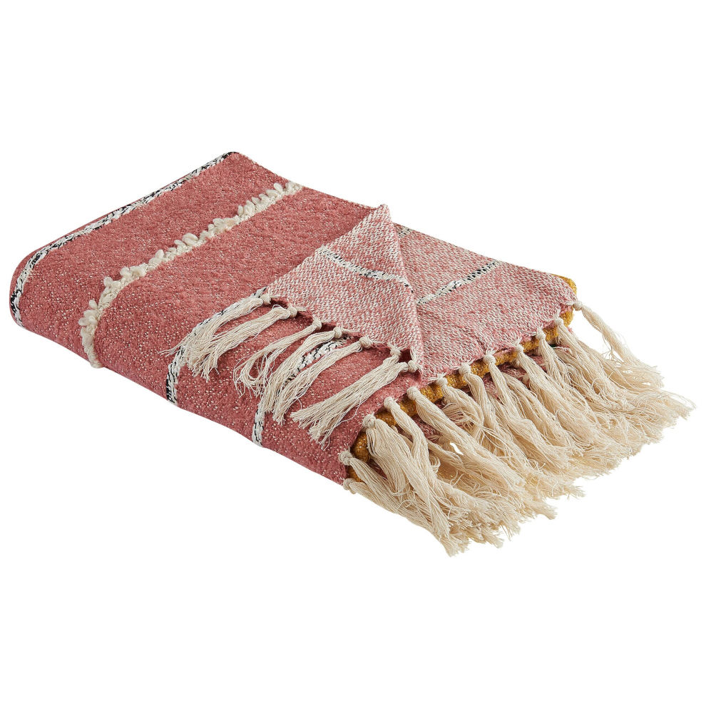 Blanket 130 x 170 cm Light Red NAIKHU