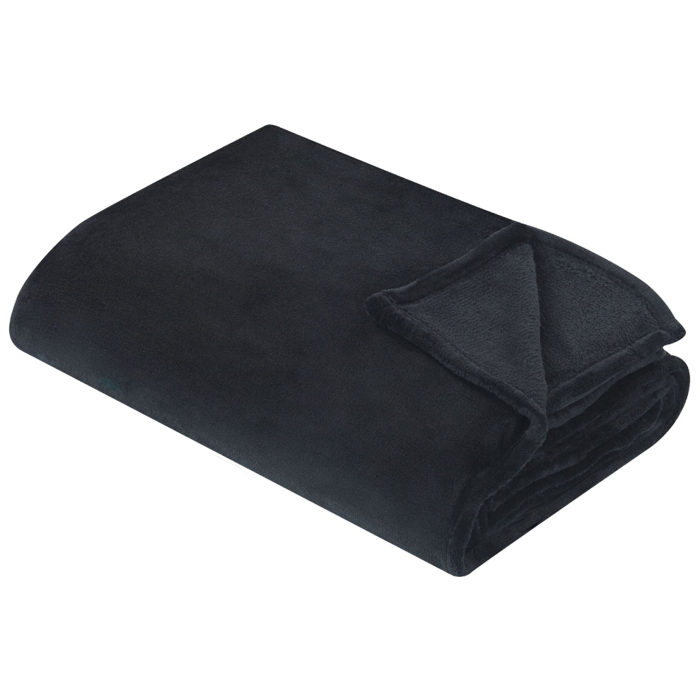 Blanket 150 x 200 cm Black BAYBURT