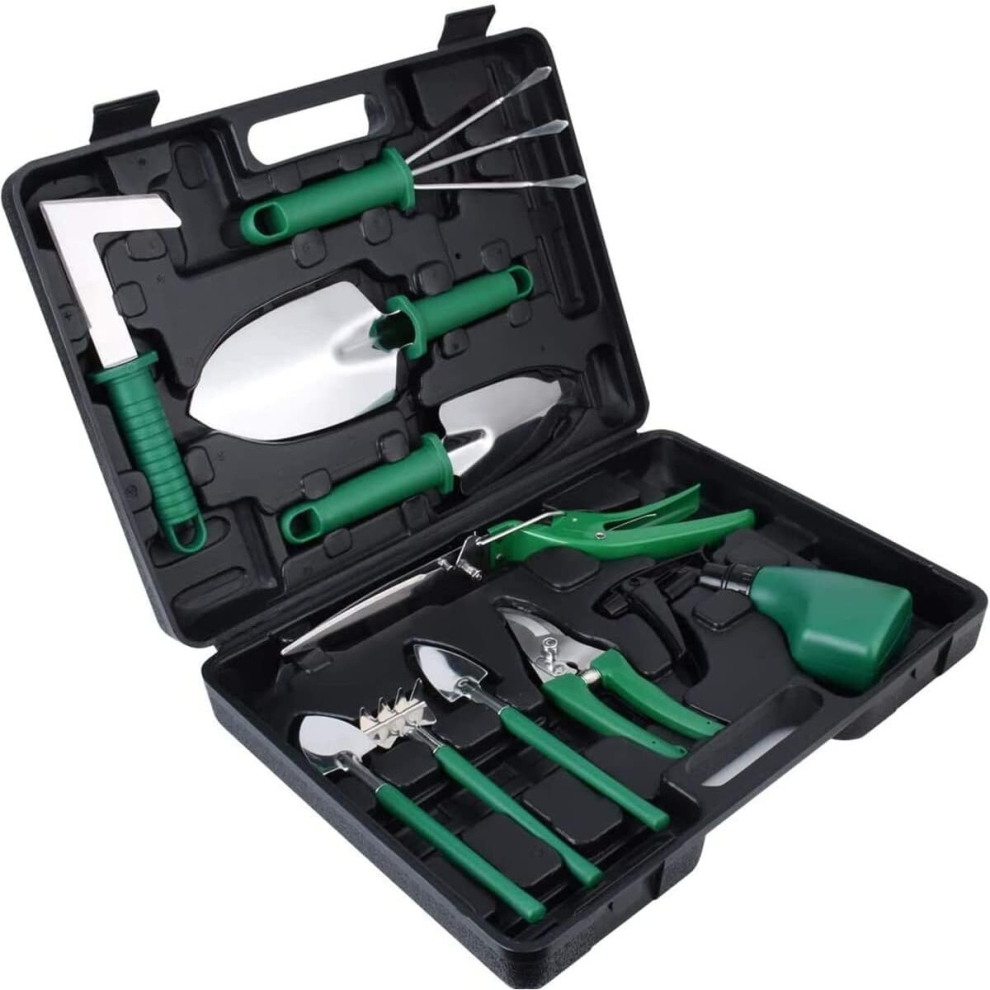 Gardening Tools Set,10 Pieces Garden Hand Tool, Gardening Gifts for Women,Men,Gardener