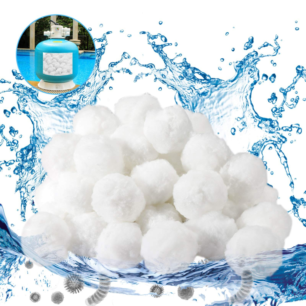 Pool Filter Balls,700g Filter Balls For Sand Filter Eco-Friendly Fiber Ball for Pond, Swimming Pool Sand Filters Media Water Filtering