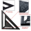 30cm Aluminum Alloy Triangle Protractor Set Square Carpenter Triangle Metric Professional Carpentry Angle Ruler Triangular Ruler with Protractor Measu 5
