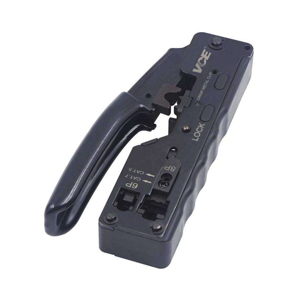Rj45 Crimping Pliers Professional Network Crimping Tool For Rj45 Cat7 Cat6a Cat6 Cat5 Rj11 Ethernet Cable Plugs 9023832751392