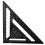 30cm Aluminum Alloy Triangle Protractor Set Square Carpenter Triangle Metric Professional Carpentry Angle Ruler Triangular Ruler with Protractor Measu 1