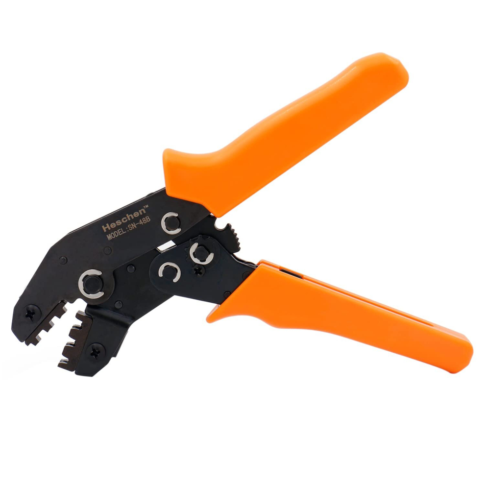 Sn-48B Mini Ratchet Crimping Plier Non-Insulated Terminal Crimping Tools Use For 0.5-1.5Mm2 Orange 9023832751422