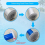 Swimming Pool Drain, Adjustable Flow PVC Pool Drain Outlet Drain Accessories Fitting Replacement, 3