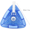 Swimming Pool Suction Head Transparent Triangular Vacuum Floor Head with Brush Hose Interface 6