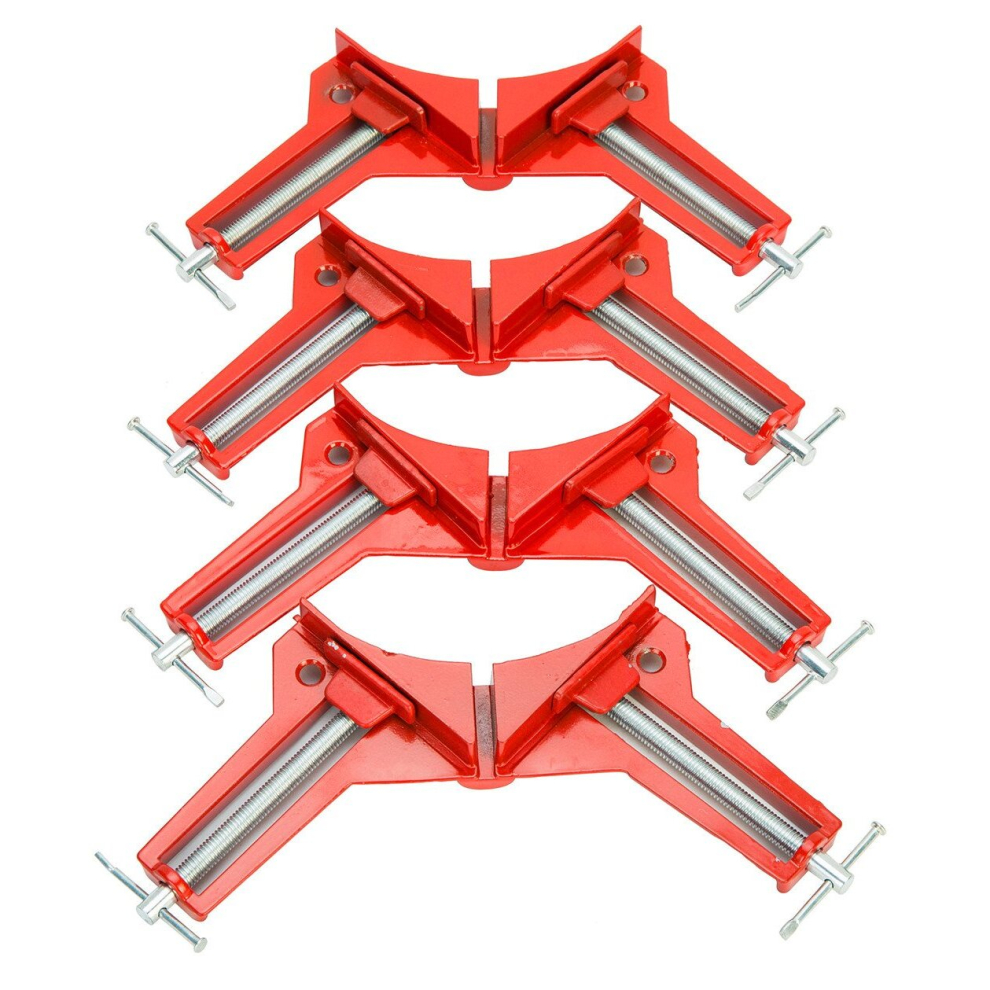 4Pcs 90 Degree Right Angle Clamp, Woodworking Diy Hand Tools Hsm 75Mm Angle Clamps 9023832750944