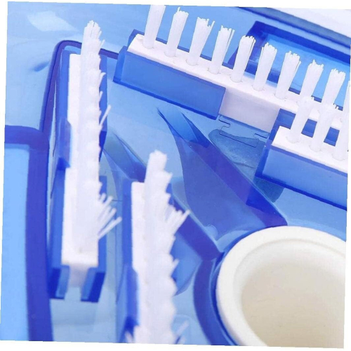 Swimming Pool Suction Head Transparent Triangular Vacuum Floor Head with Brush Hose Interface 2