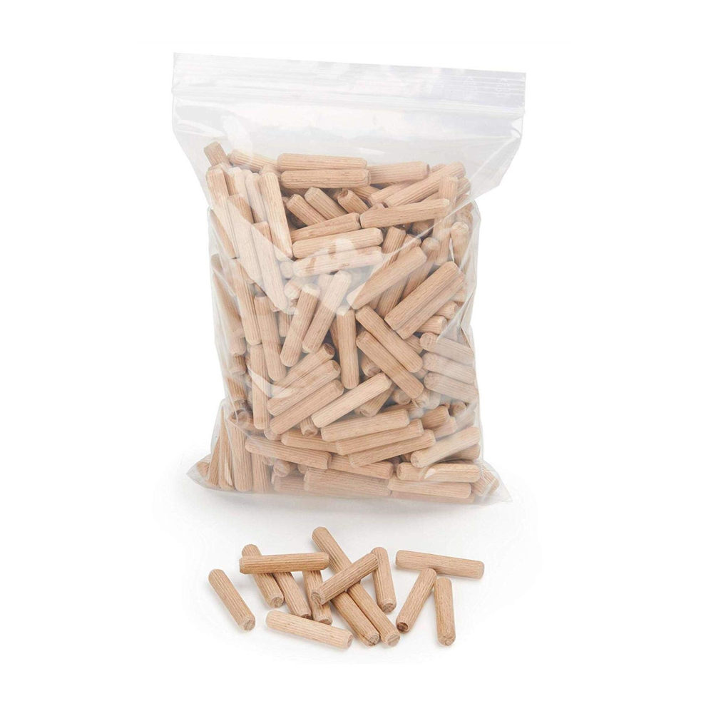 300 Pieces Wooden Dowels - Solid Beech Wood Dowel 6X40 Mm - Reef Dowels - Beech Wood Dowels 6X40 Mm 9023832751033