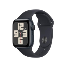 Apple Watch SE 2 (2022) 40mm (MR9X3, Midnight Aluminium Midnight Sport Band, S/M)