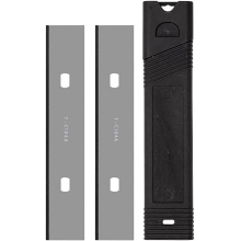 4" Scraper Blades 50pcs Replacement Stainless Steel Razor Blade to Remove Decals and Stickers and Wallpaper Adhesive Vinyls
