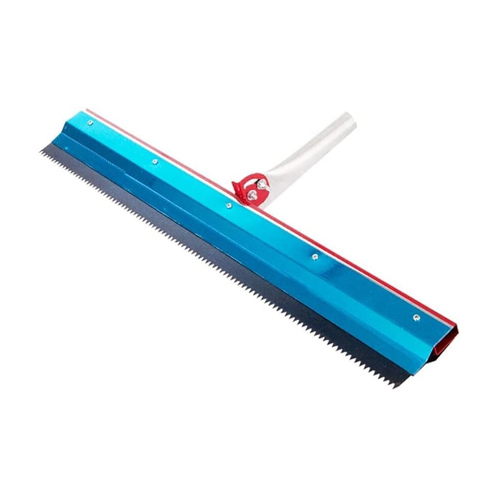 Stainless Steel Notched Squeegee Epoxy Cement Scraper Painting Coating Self Leveling Flooring Gear Rake Construction(Scraping Teeth Height 5Mm) 7770197818384