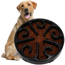 Slow Feeder Dog Bowls Dog Bowls For Large, Medium,Small Dogs Non-Slip Maze Puzzle Bowls Pet Slow Feeder Dog Food Bowls Anti-Choking Slow Food Bowls-L