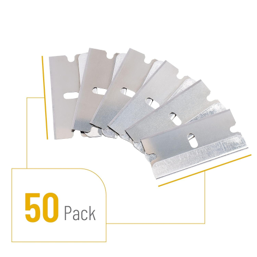 Edge Razor Blade, 50 pc, Scraper Blades, Flat Razor Blade, One Edge, Single Sided Razor Blade 1