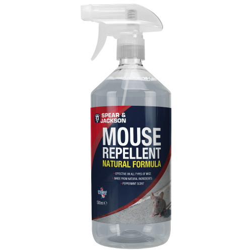Spear & Jackson Spear and Jackson Mouse Repellent 500ml, Trigger Spray