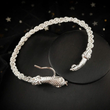 Snake Shape Women Anklets Open Charm Bracelet Algerian Wedding Jewelry Animal Arm Bracelet Wedding Jewelry