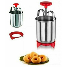 Stainless Steel Medu Wada Batter Dispenser Cupcake Pancake Doughnut