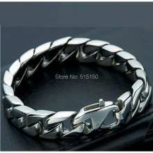 Charming High Boys Chain Bracelet 316L Stainless Steel Jewelry Christmas