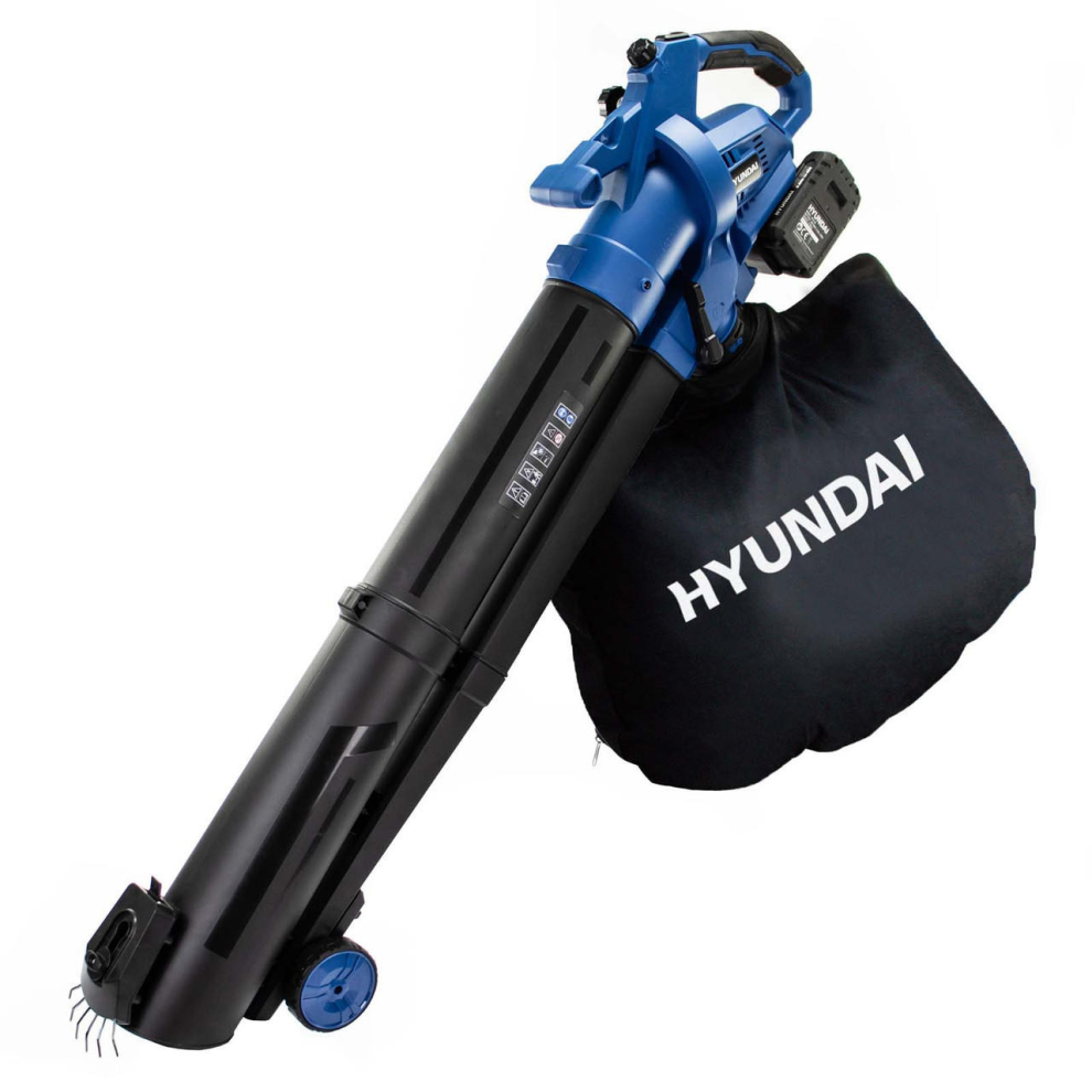 Hyundai 3-in-1 Cordless Leaf Blower Vac, 142mph Air Speed| HY2194