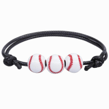 Sport Theme Football Basketball Charm Keychain For Men Boys Soccer Baseball Volleyball Sports Bracelet Party Favors